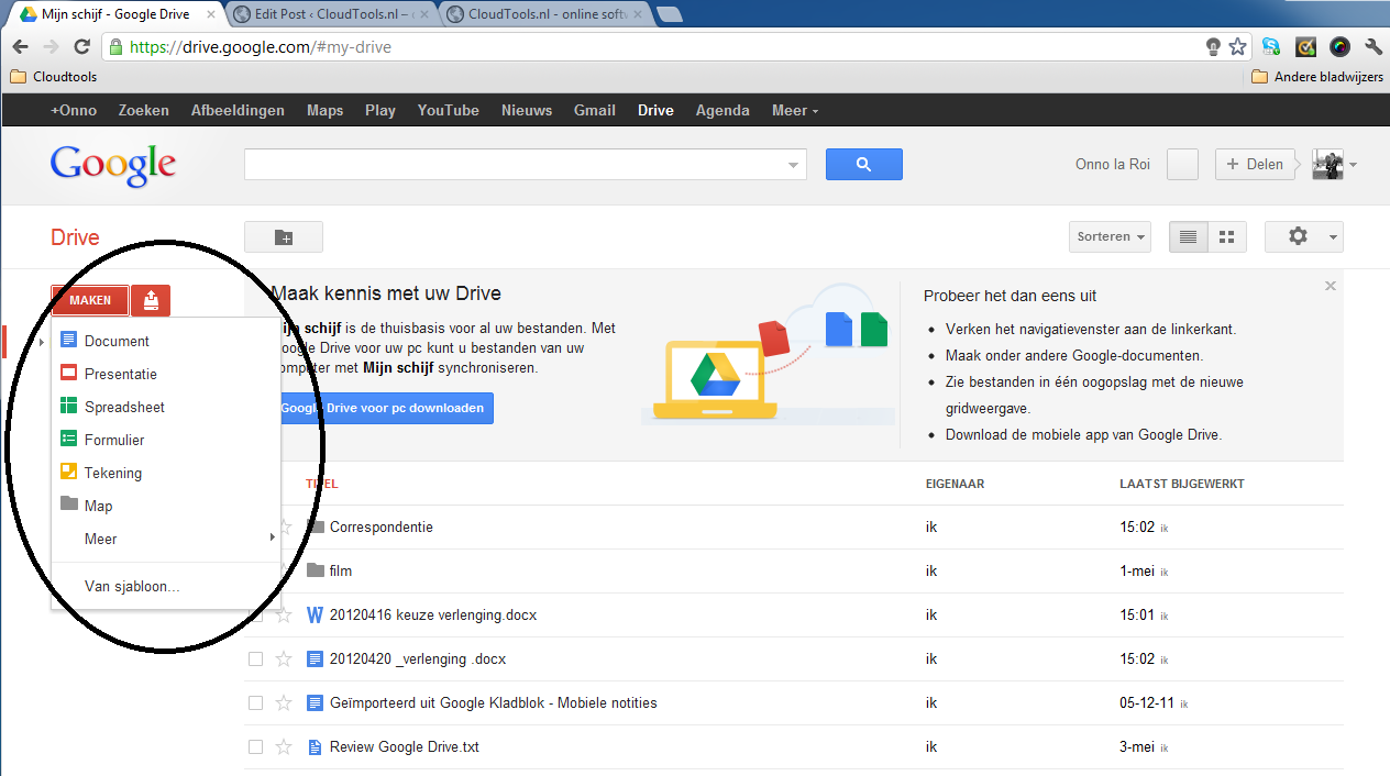 Cara membuat google drive