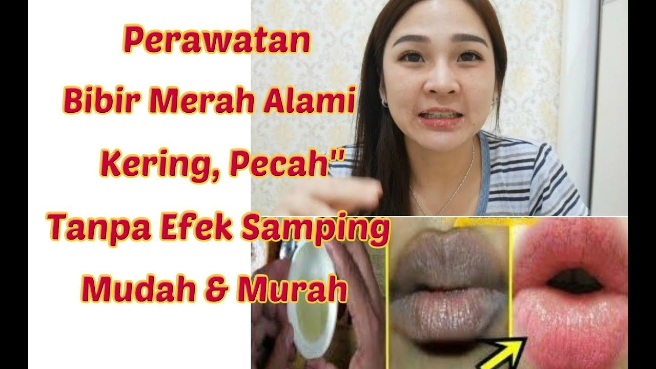 Cara membuat bibir merah alami