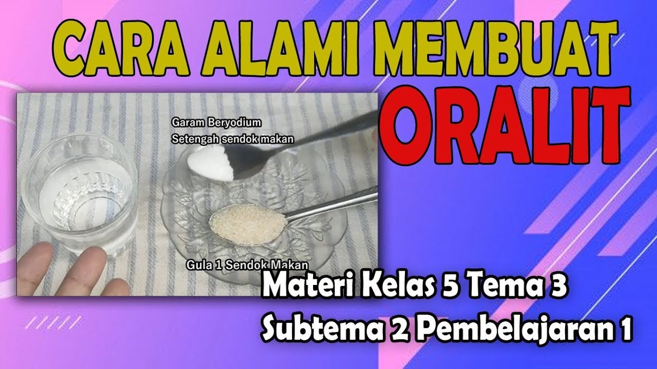 Cara membuat oralit