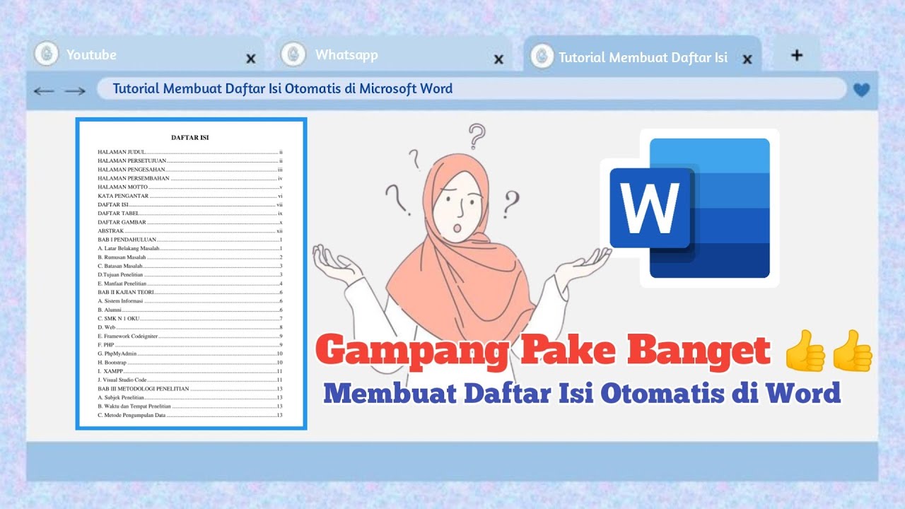 Cara membuat nomor halaman di word