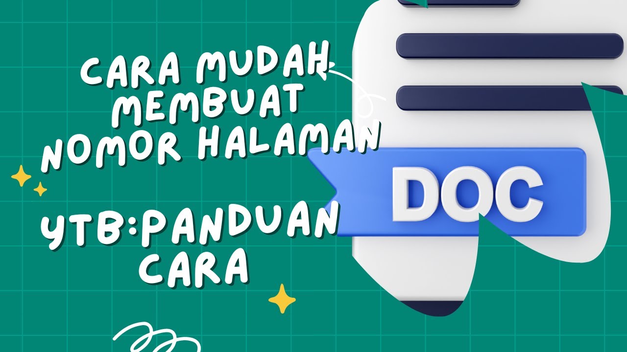 Cara membuat nomor halaman di word