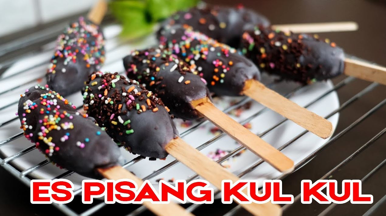 Cara membuat coklat es kul kul agar menempel