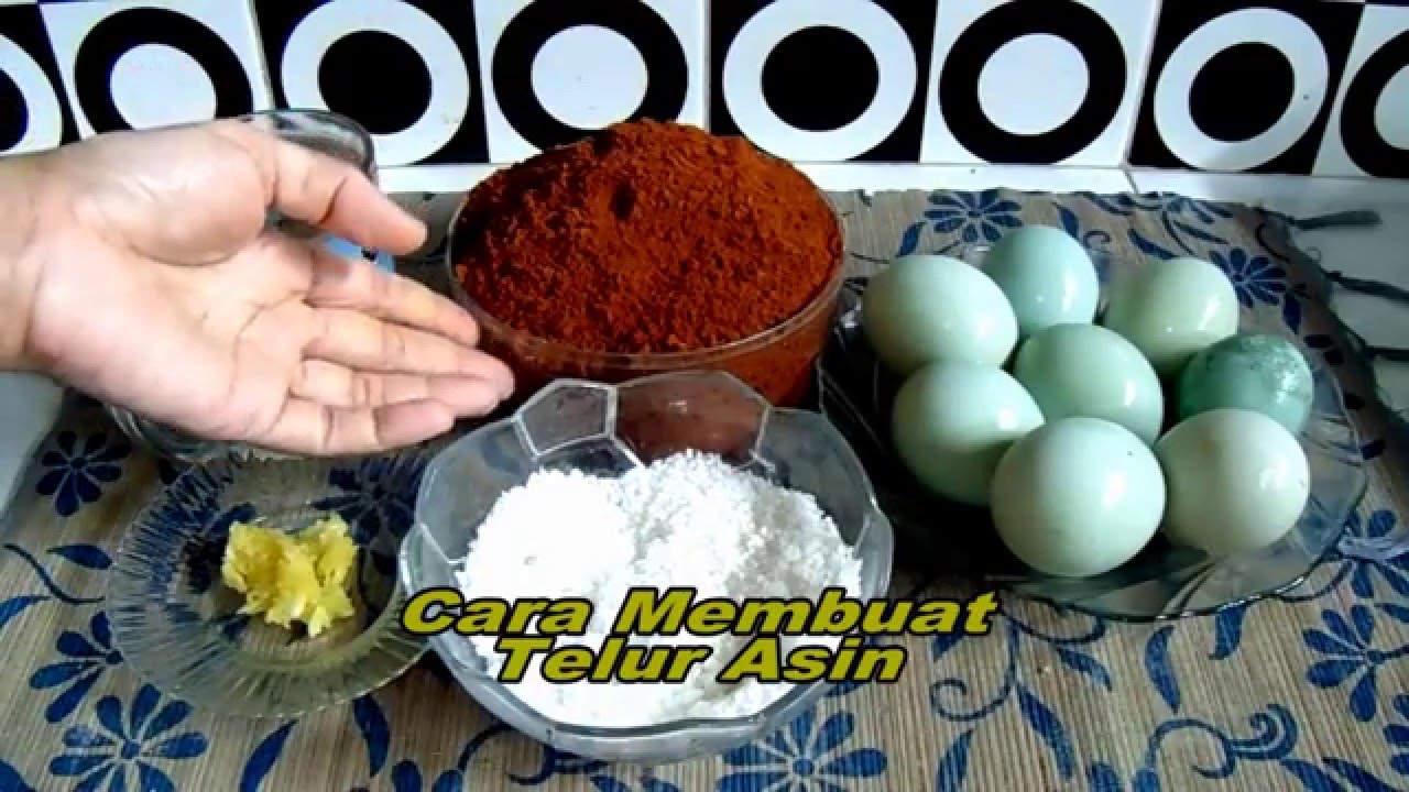 Cara membuat telur asin